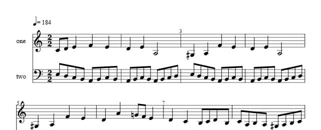 English Suite I: Bourree II