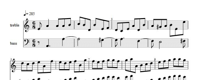 English Suite II: Gigue