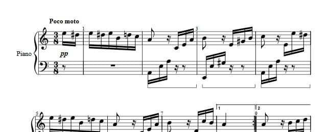 Für Elise in A Minor