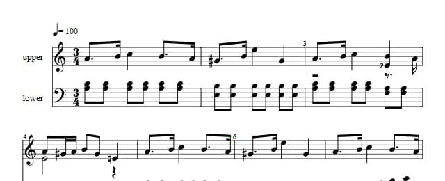 Traditioner af Swenska Folk-Dansar, 1st part, nr 11