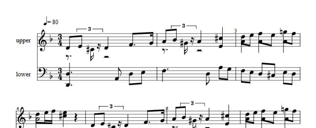 Traditioner af Swenska Folk-Dansar, 1st part, nr 12