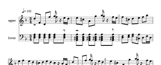 Traditioner af Swenska Folk-Dansar, 1st part, nr 17