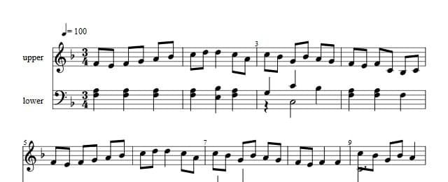 Traditioner af Swenska Folk-Dansar, 1st part, nr 2