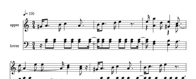 Traditioner af Swenska Folk-Dansar, 1st part, nr 29