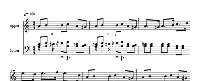 Traditioner af Swenska Folk-Dansar, 1st part, nr 3