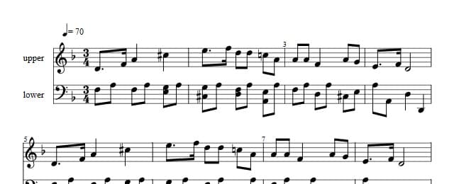 Traditioner af Swenska Folk-Dansar, 2nd part, nr 15