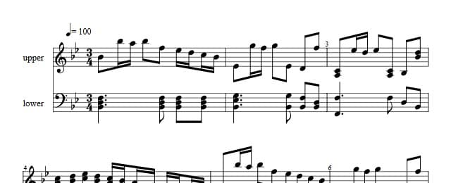 Traditioner af Swenska Folk-Dansar, 2nd part, nr 31