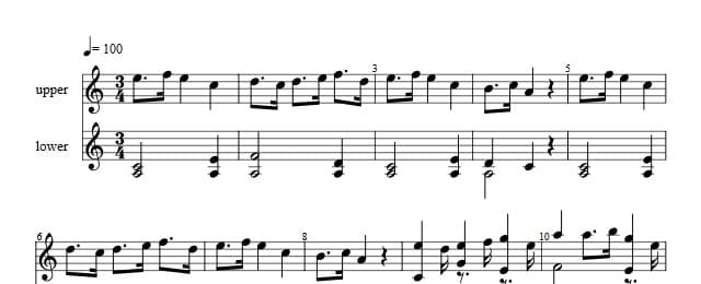 Traditioner af Swenska Folk-Dansar, 3rd part, nr 5